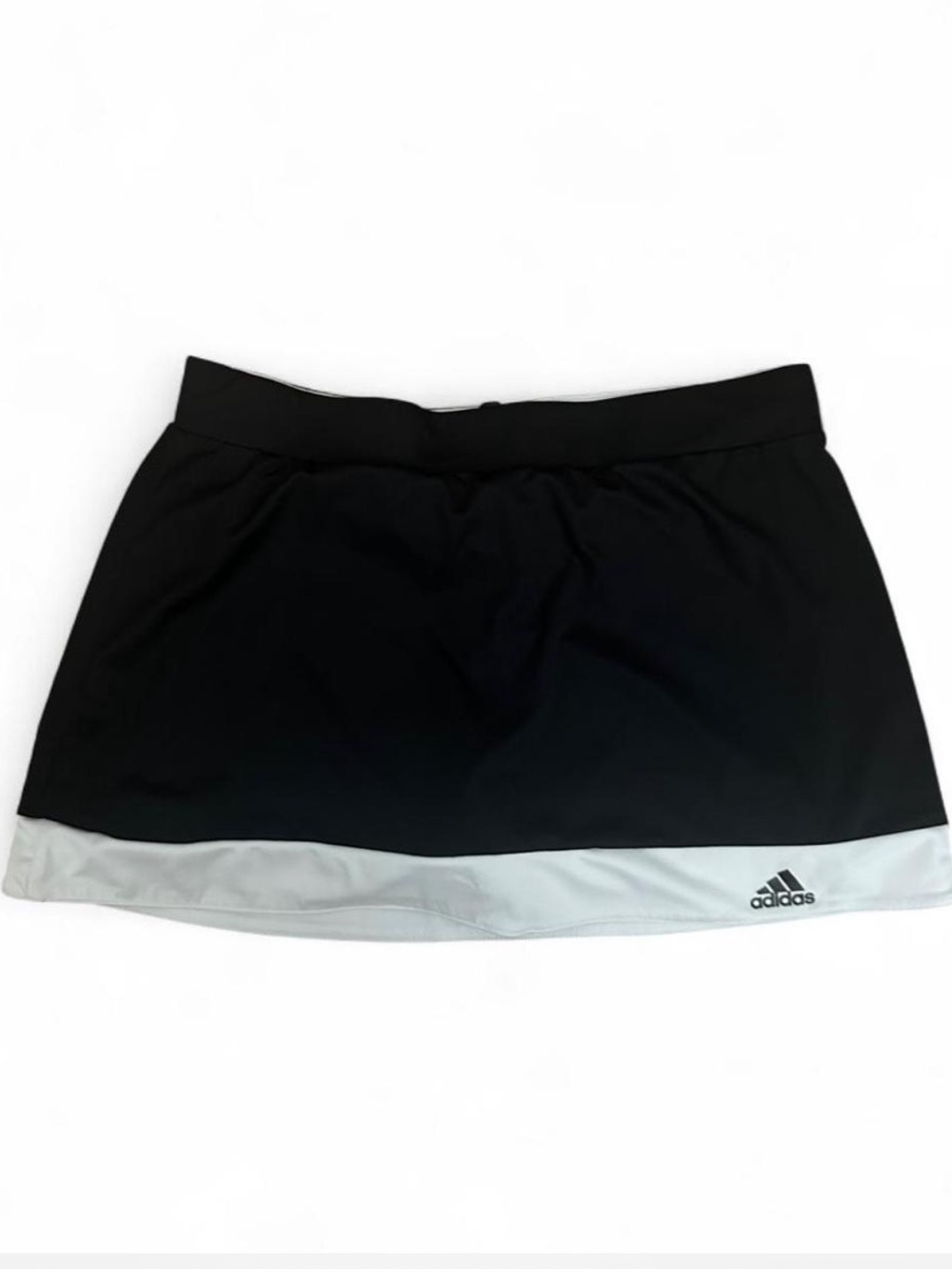 Adidas Black Skort with white Hem small